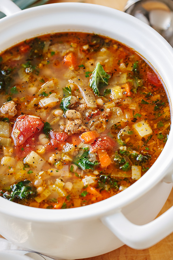 Italian Sausage and Vegetable Soup