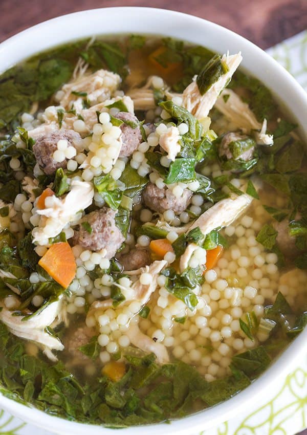 Italian Wedding Soup with Chicken