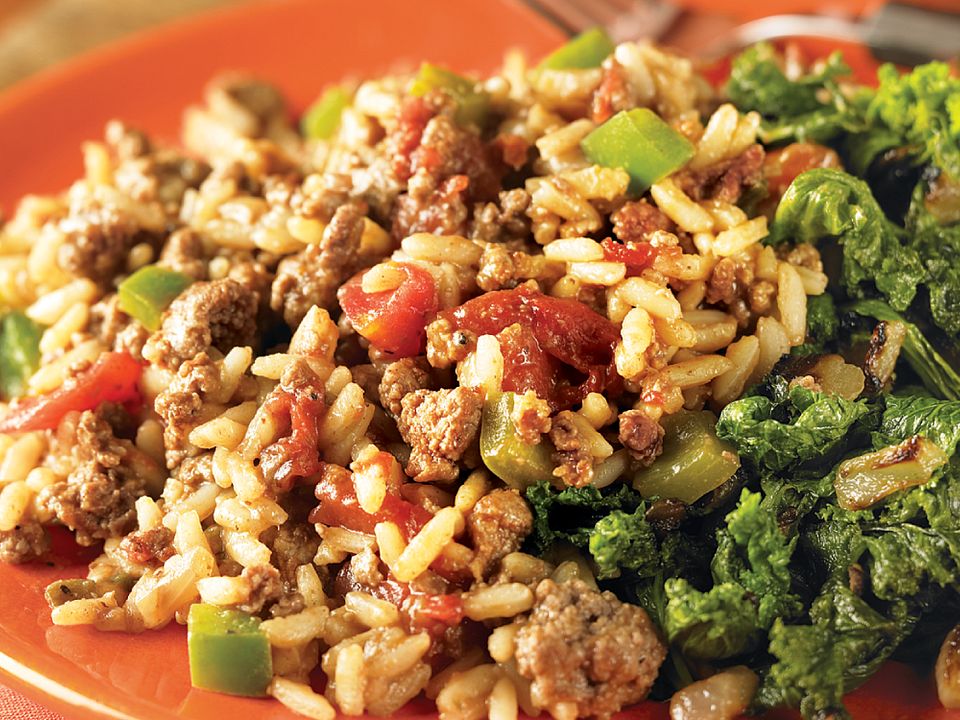 Dirty Rice with Ground Beef
