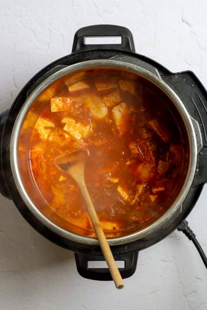 Kimchi Shrimp Stew