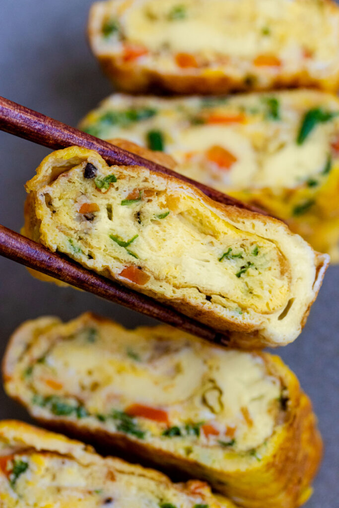 Korean Beef and Egg Omelets