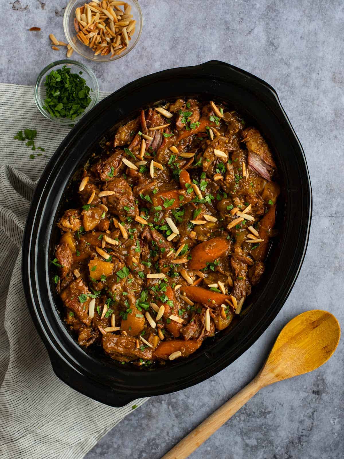 Moroccan Lamb Tagine With Dried Apricots