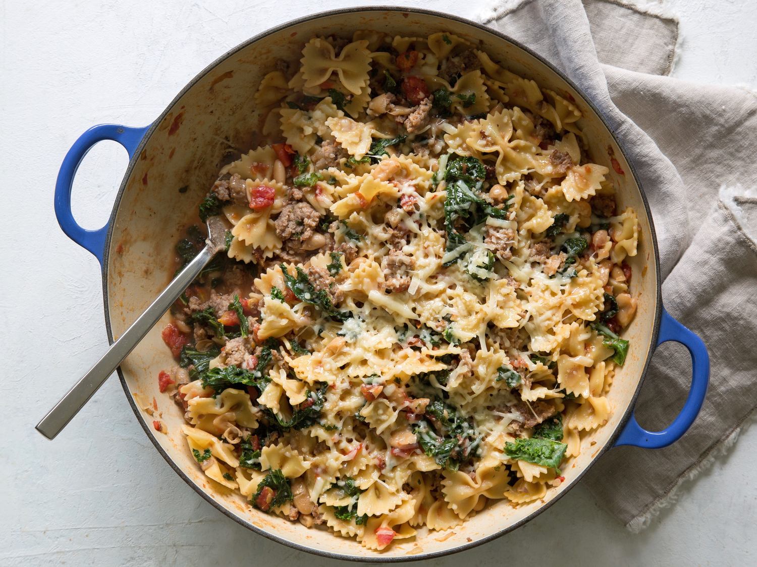 Italian Sausage White Bean Pasta