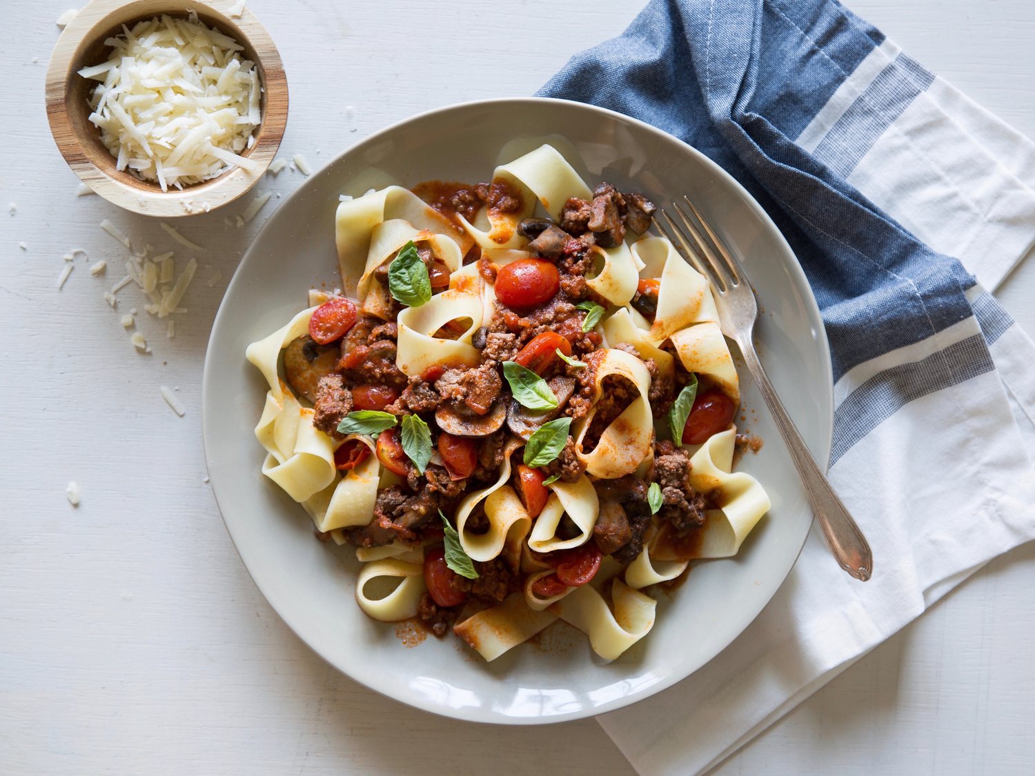Pan-Seared Steak Pappardelle