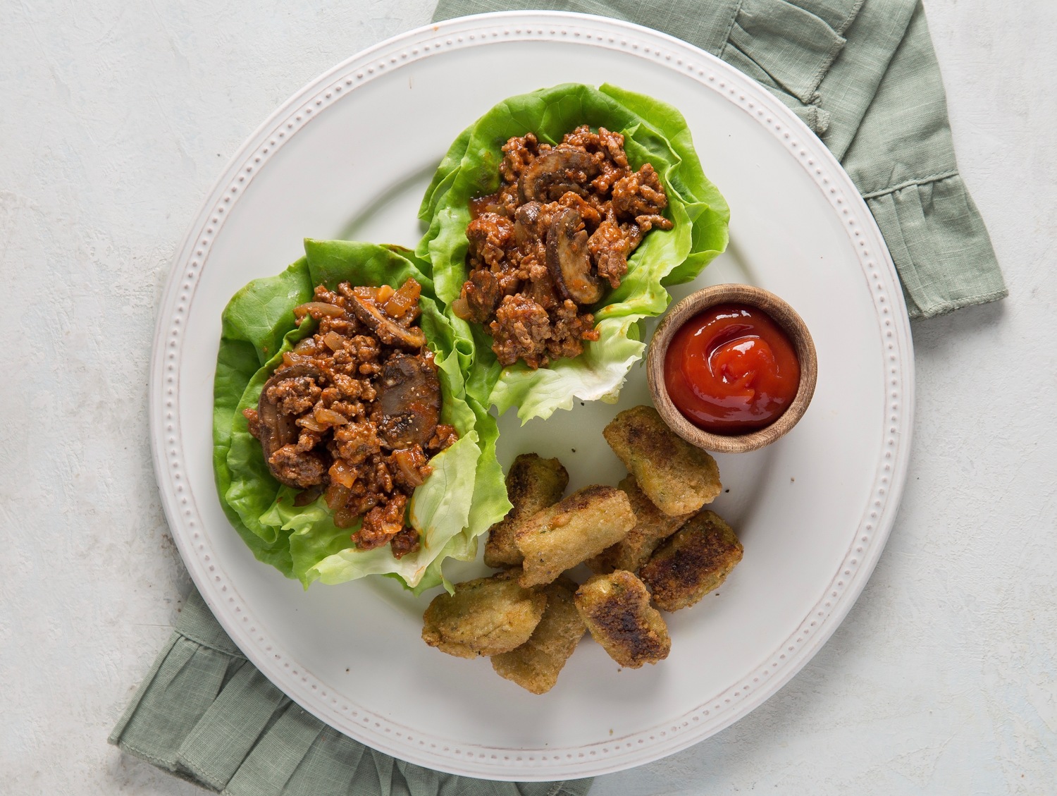 Sloppy Joe Lettuce Cups