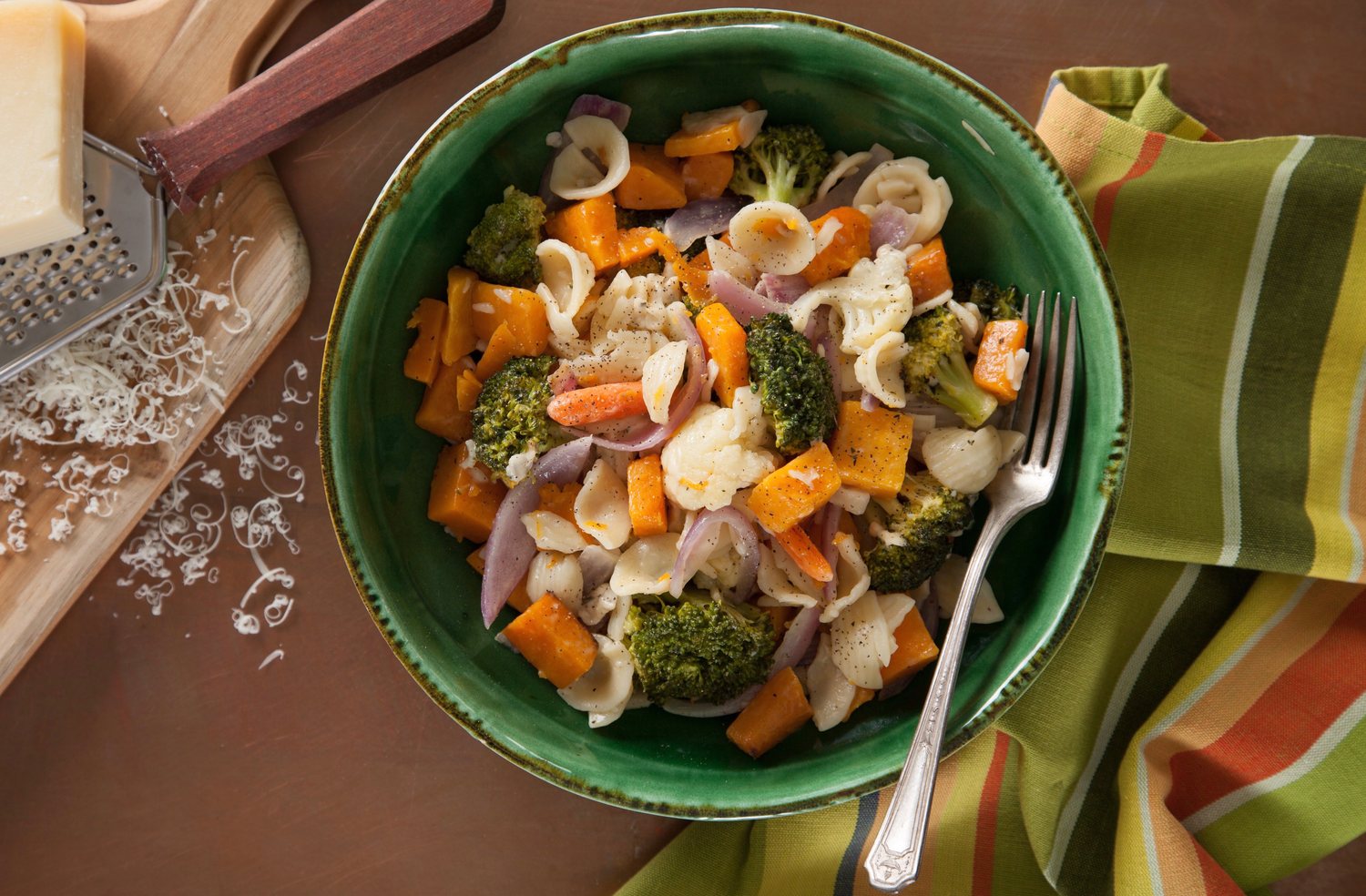 Orecchiette with Roasted Vegetables