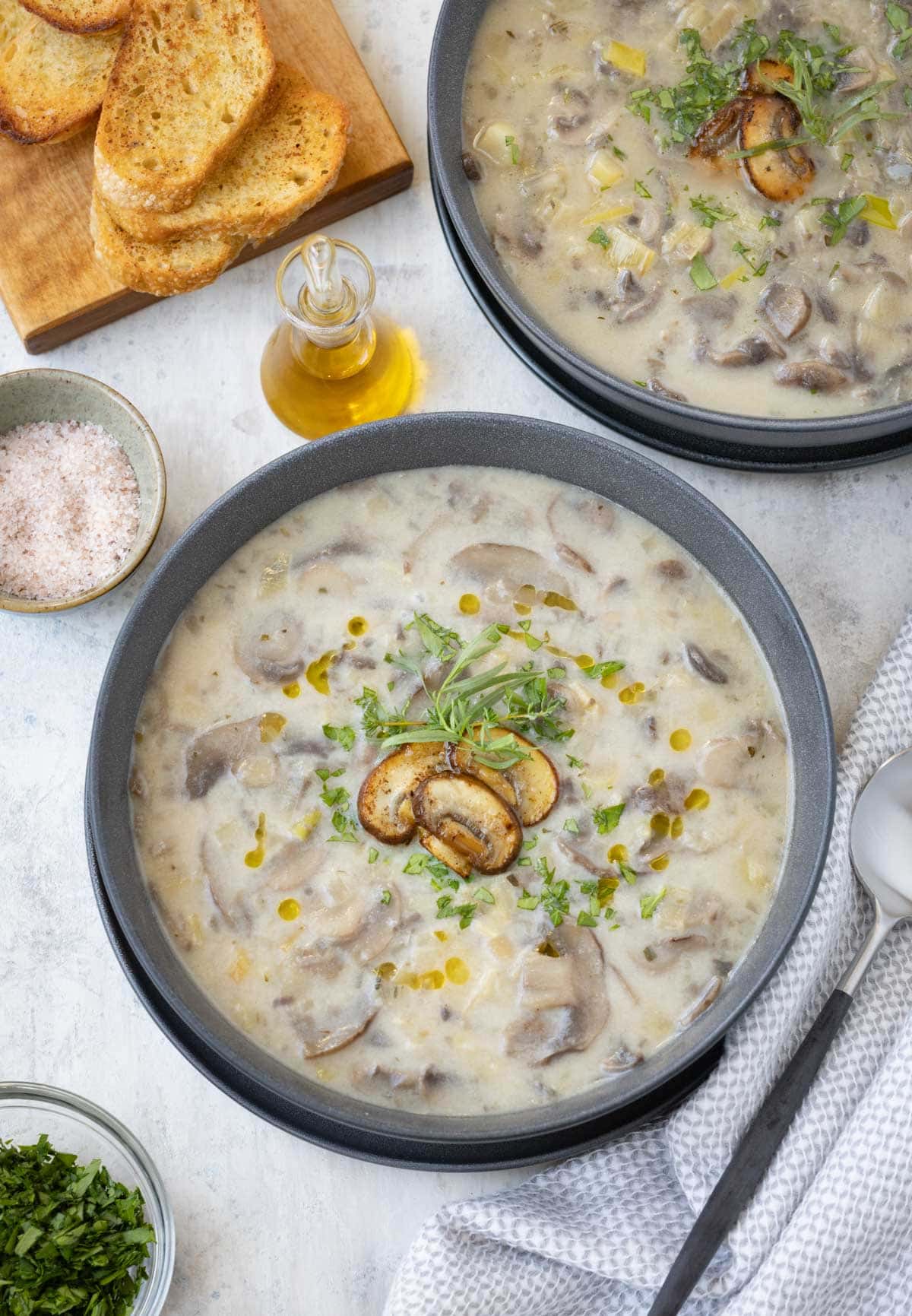 Leek & Mushroom Combo
