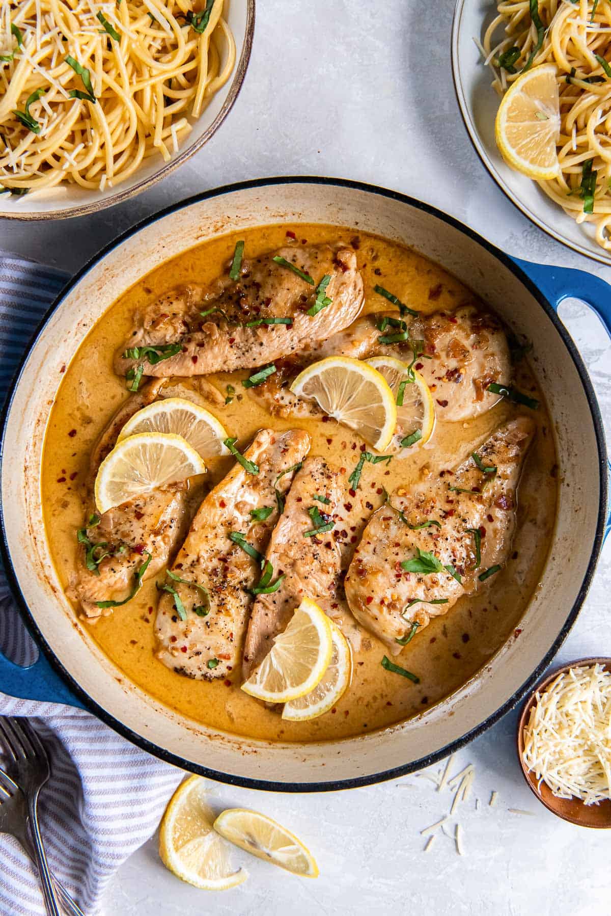 Lemon Chicken Linguine