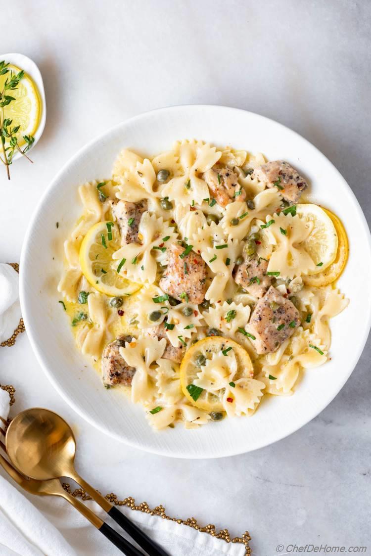Lemon Herb Chicken Piccata