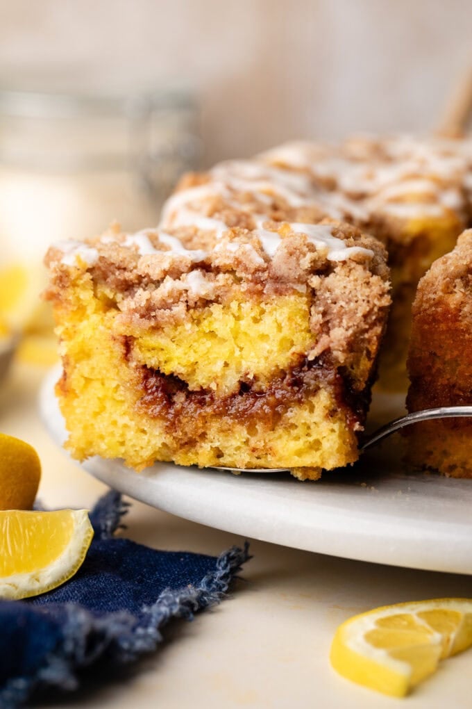 Lemon Cinnamon Coffee Cake