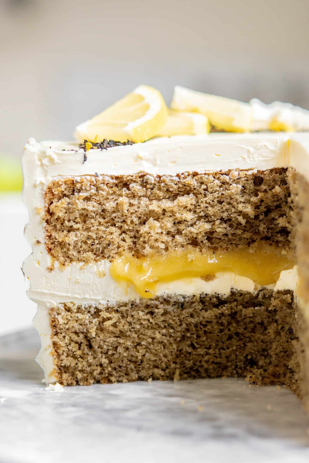 Earl Grey Custard Cake