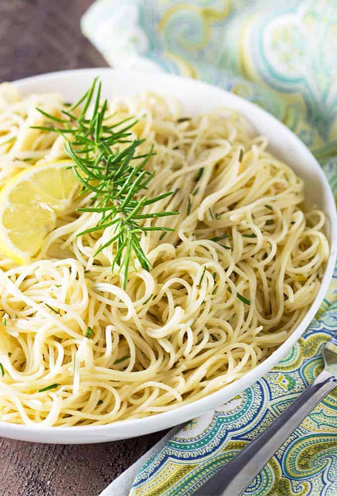 Rosemary Garlic Butter Pasta