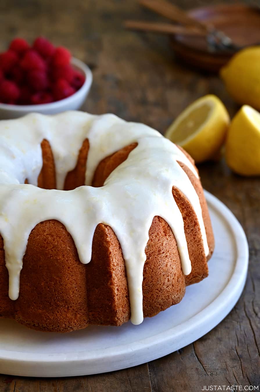Lemon Pound Cake with Glaze
