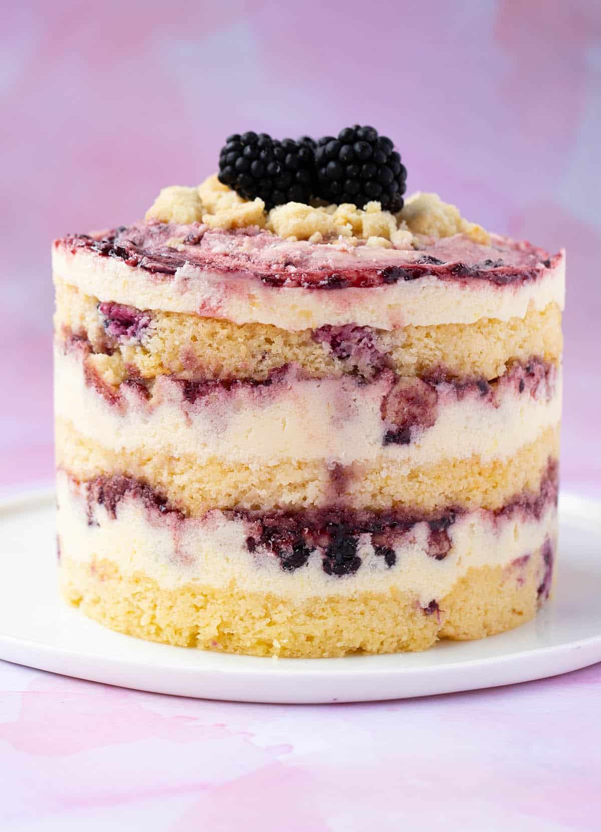 Lemon Blackberry Shortcake