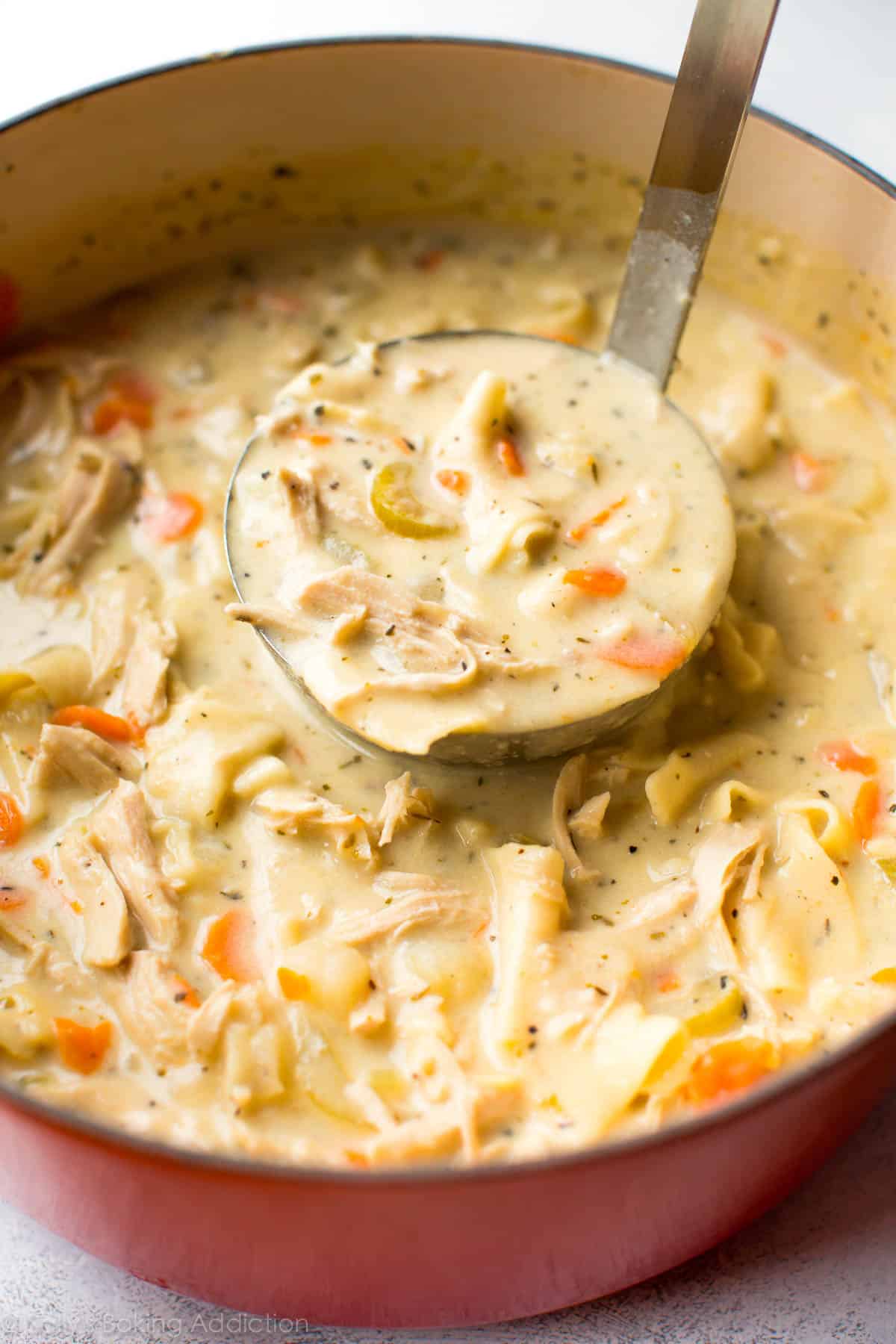 Creamy Chicken Noodle Soup