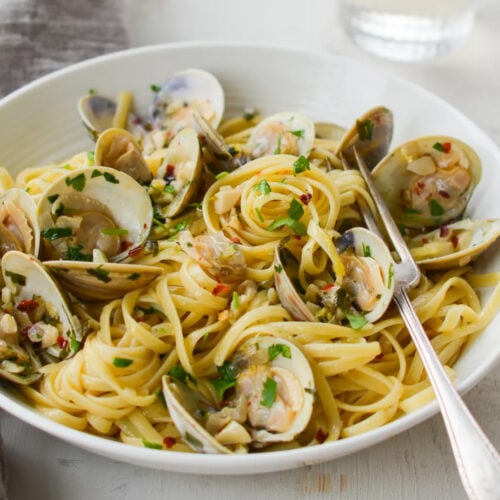 White Wine Clam Pasta