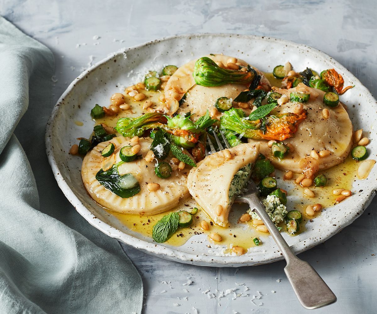 Zucchini Flower Ravioli