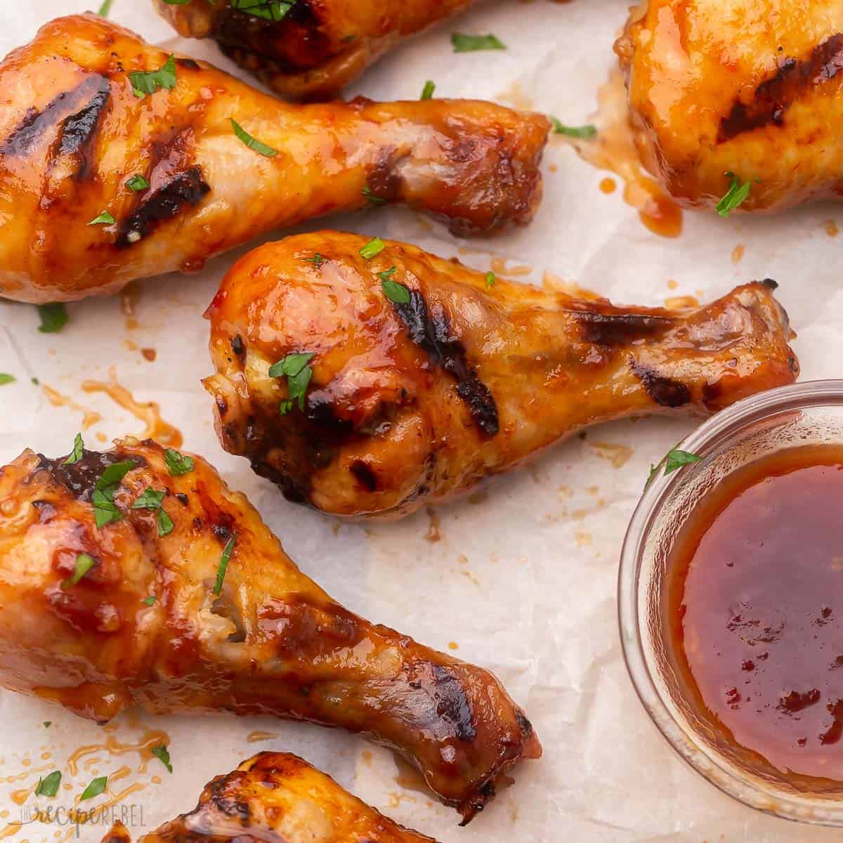 Maple Garlic Roasted Drumsticks