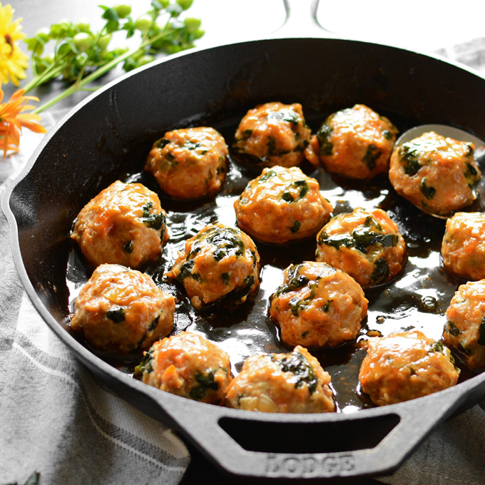Chicken and Sweet Potato Meatballs