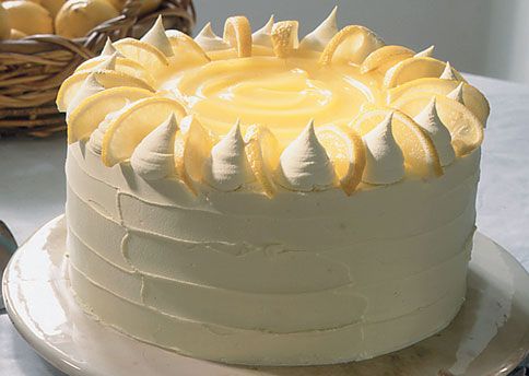 Luscious Lemon Curd Cake