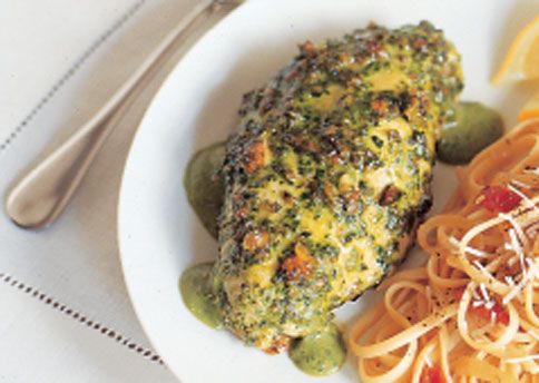 Pesto Crusted Chicken Breasts