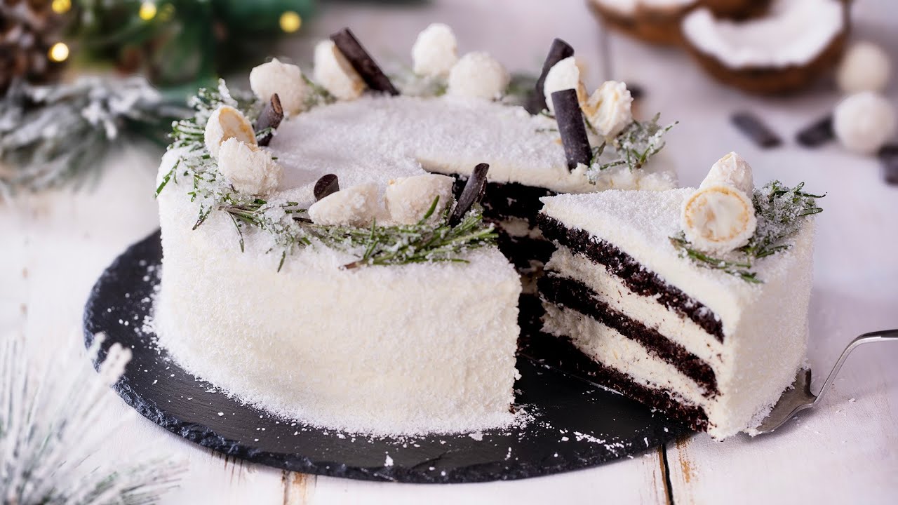 White Christmas Layer Cake