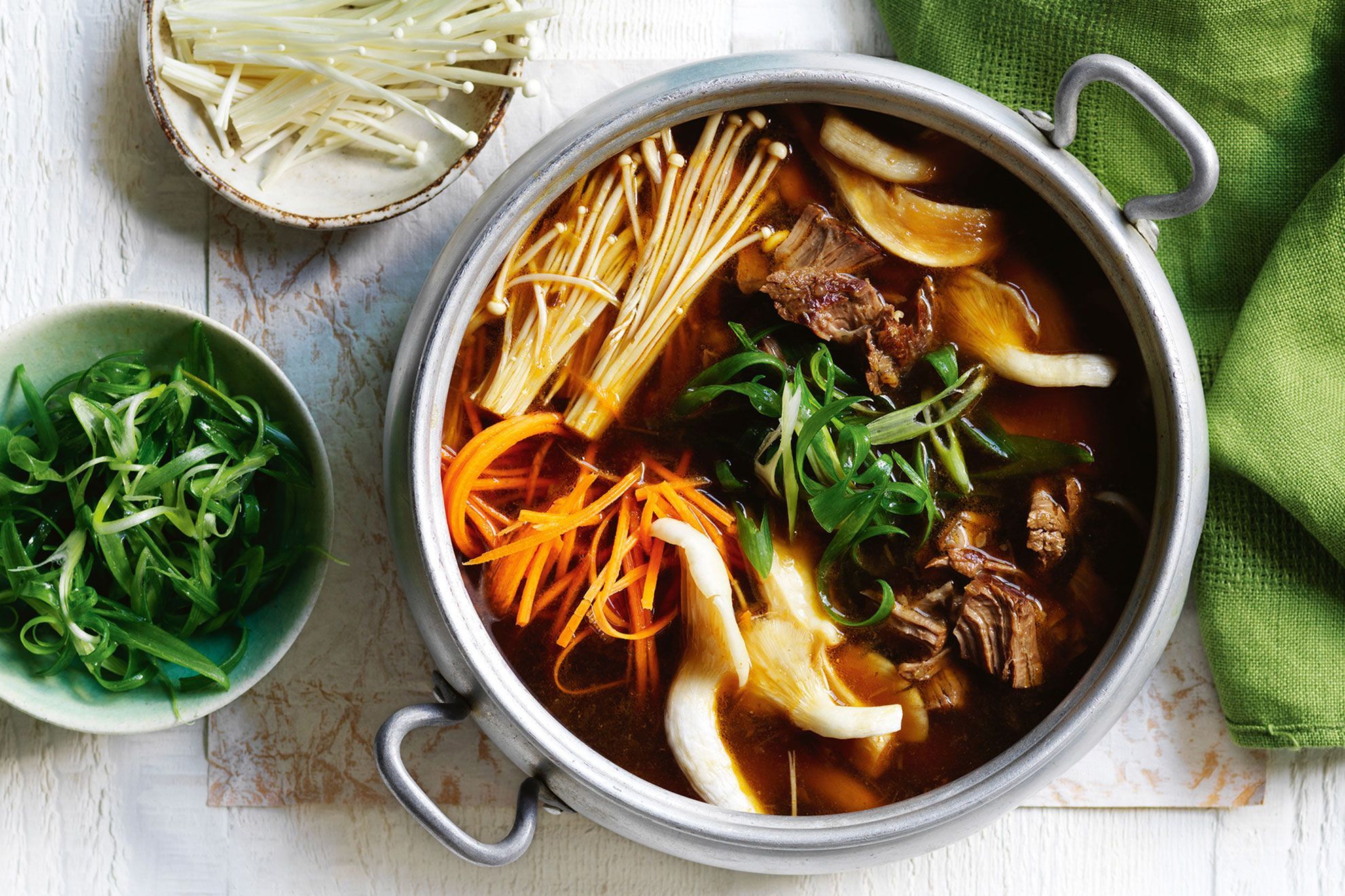 Korean Beef and Mushroom Soup