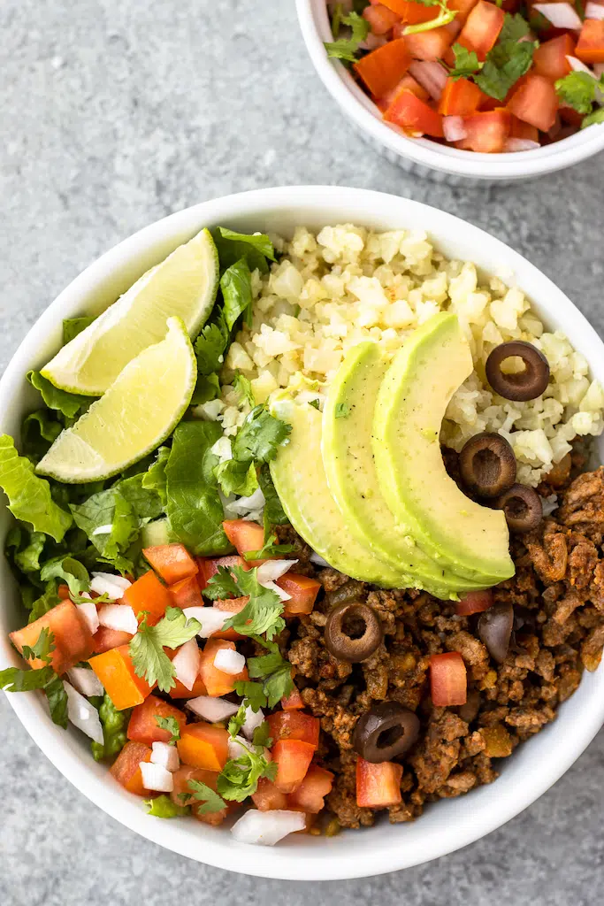 Dairy Free Beef Burrito Bowls