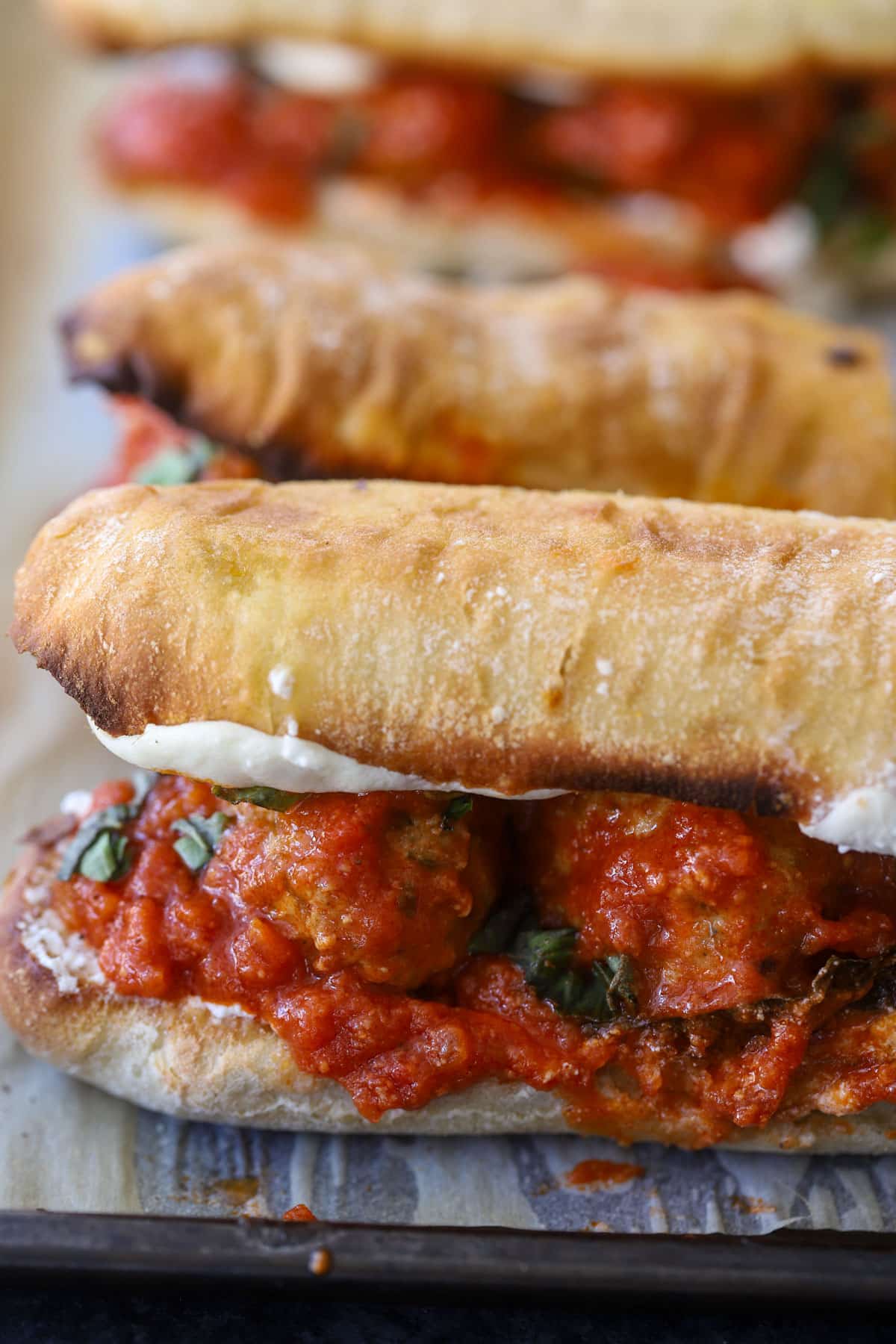 Turkey Meatball Subs