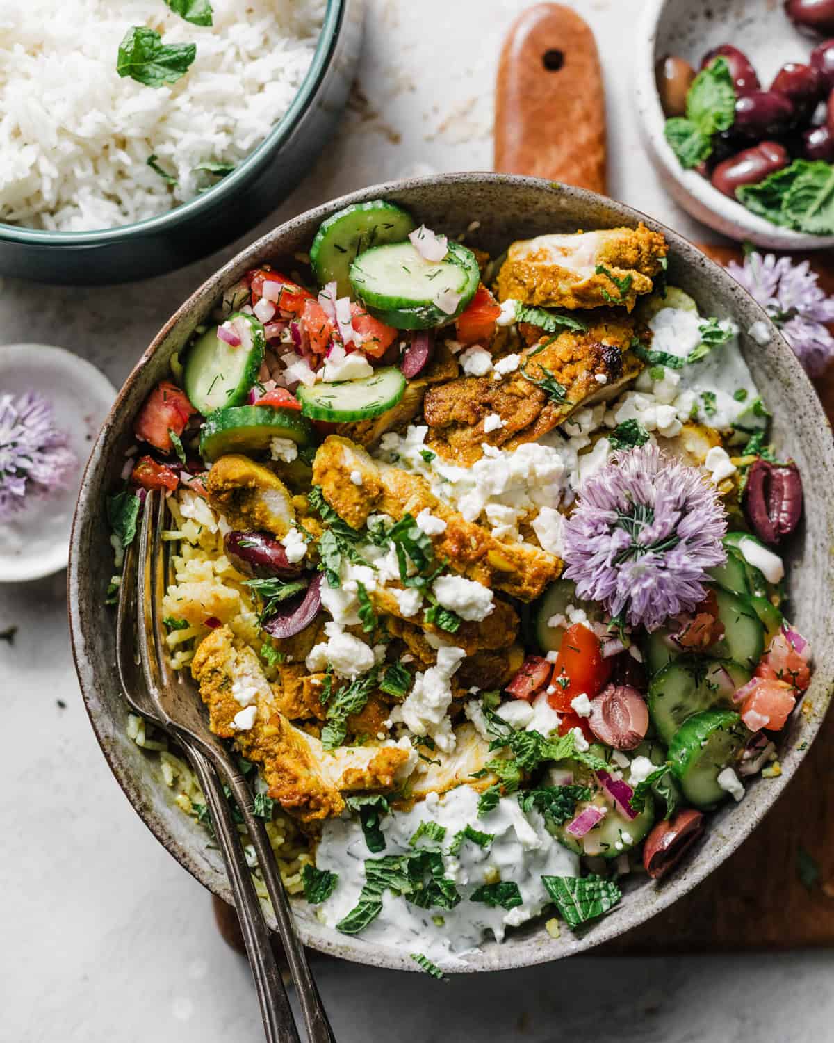 Mediterranean Chicken Bowls