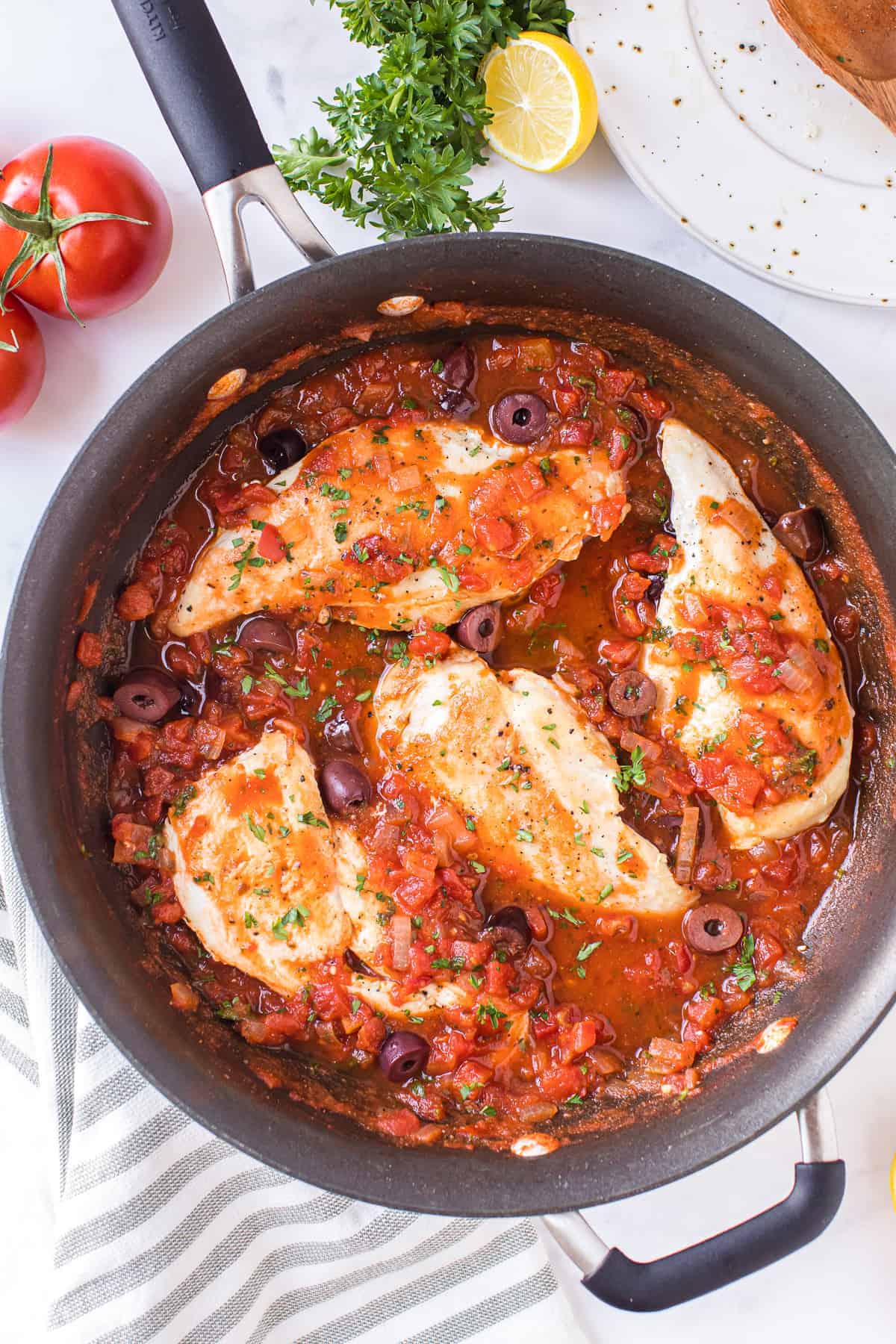 Mediterranean Tomato Chicken