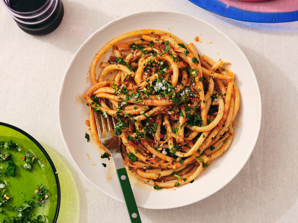 Crispy Shallot and Butter Pasta