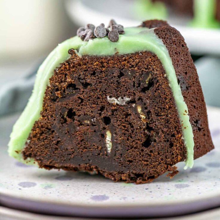 Mint Chocolate Bundt Cake