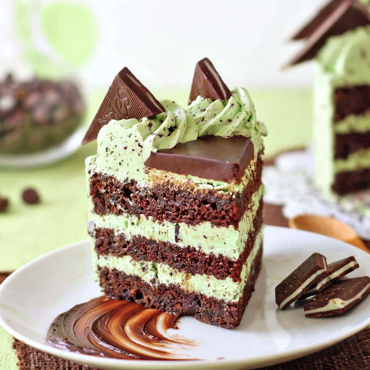 Mint Chocolate Cake