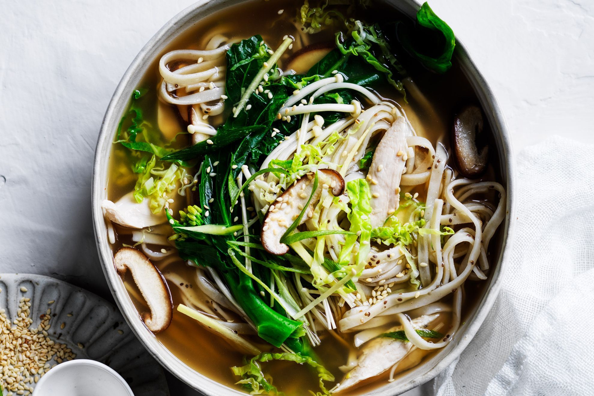 Miso Chicken Noodle Soup