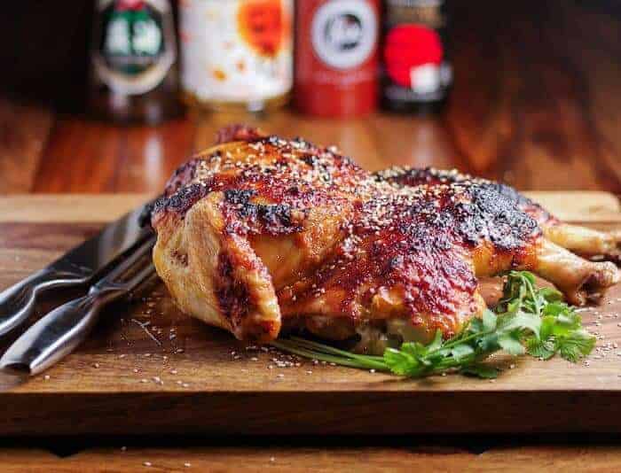 Miso Glazed Roasted Chicken