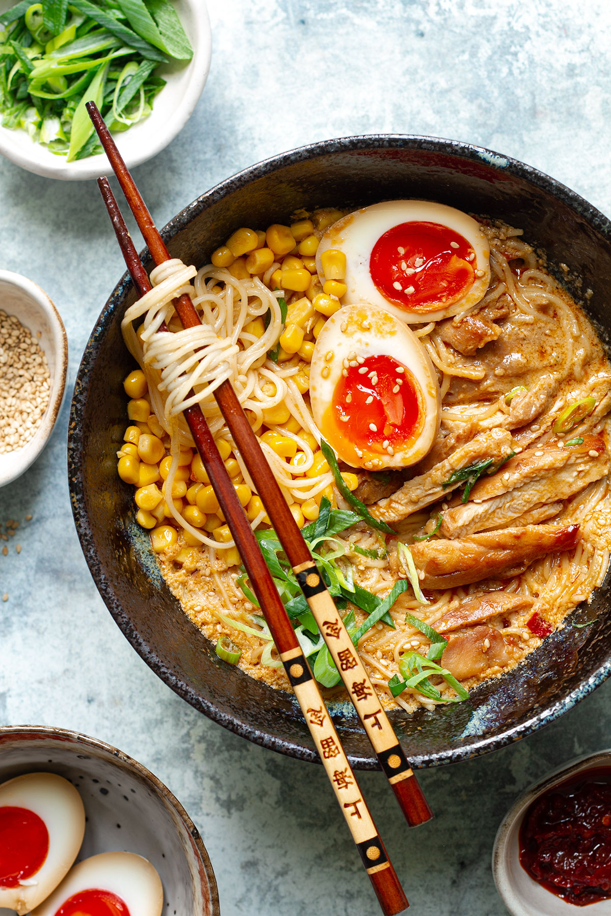 Miso Ramen with Chicken Thighs