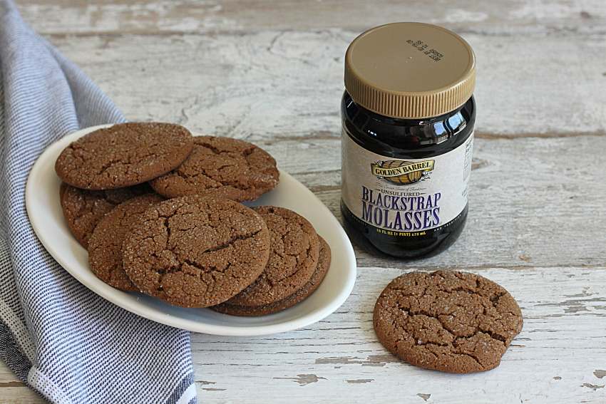 Blackstrap Molasses Cookies
