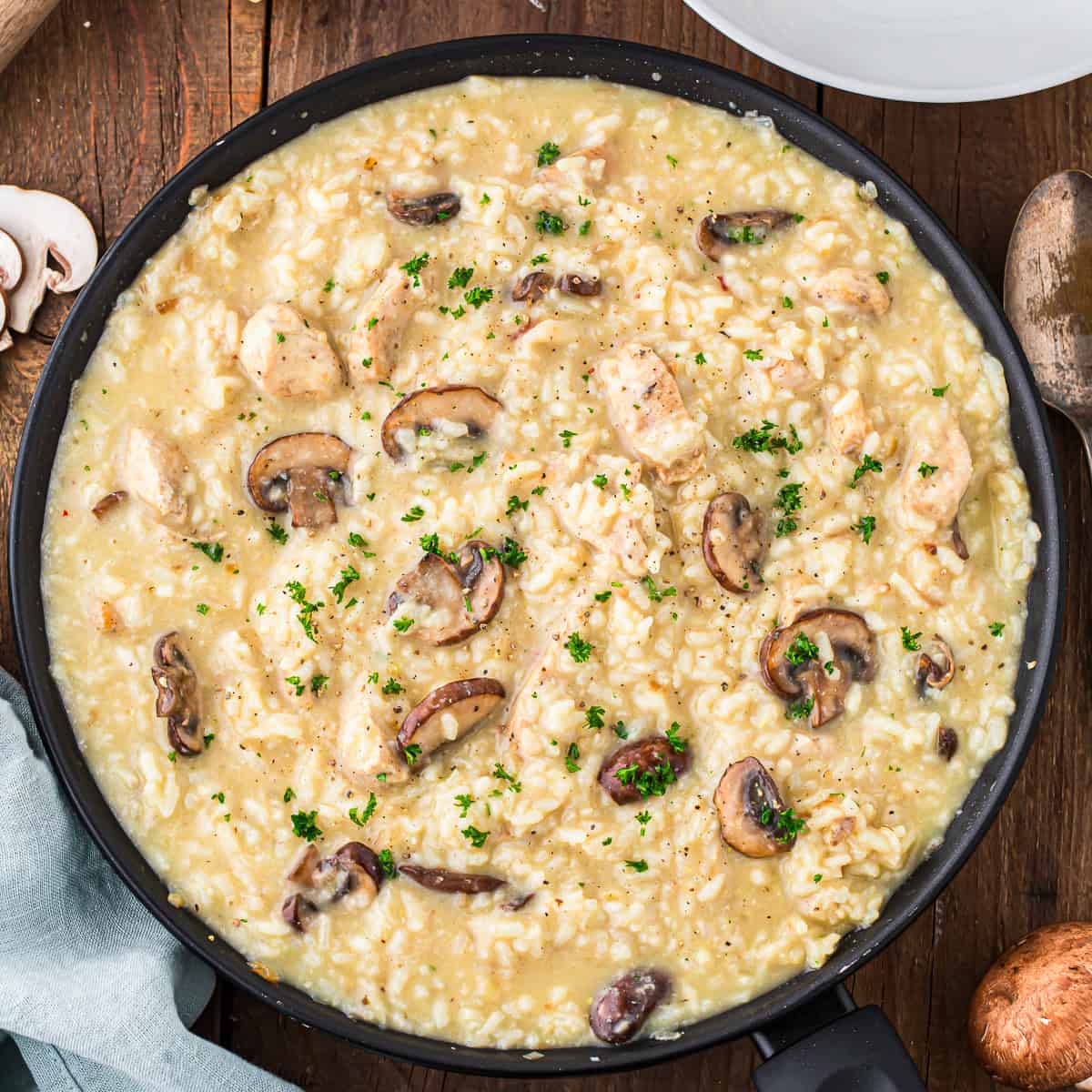Chicken and Mushroom Risotto