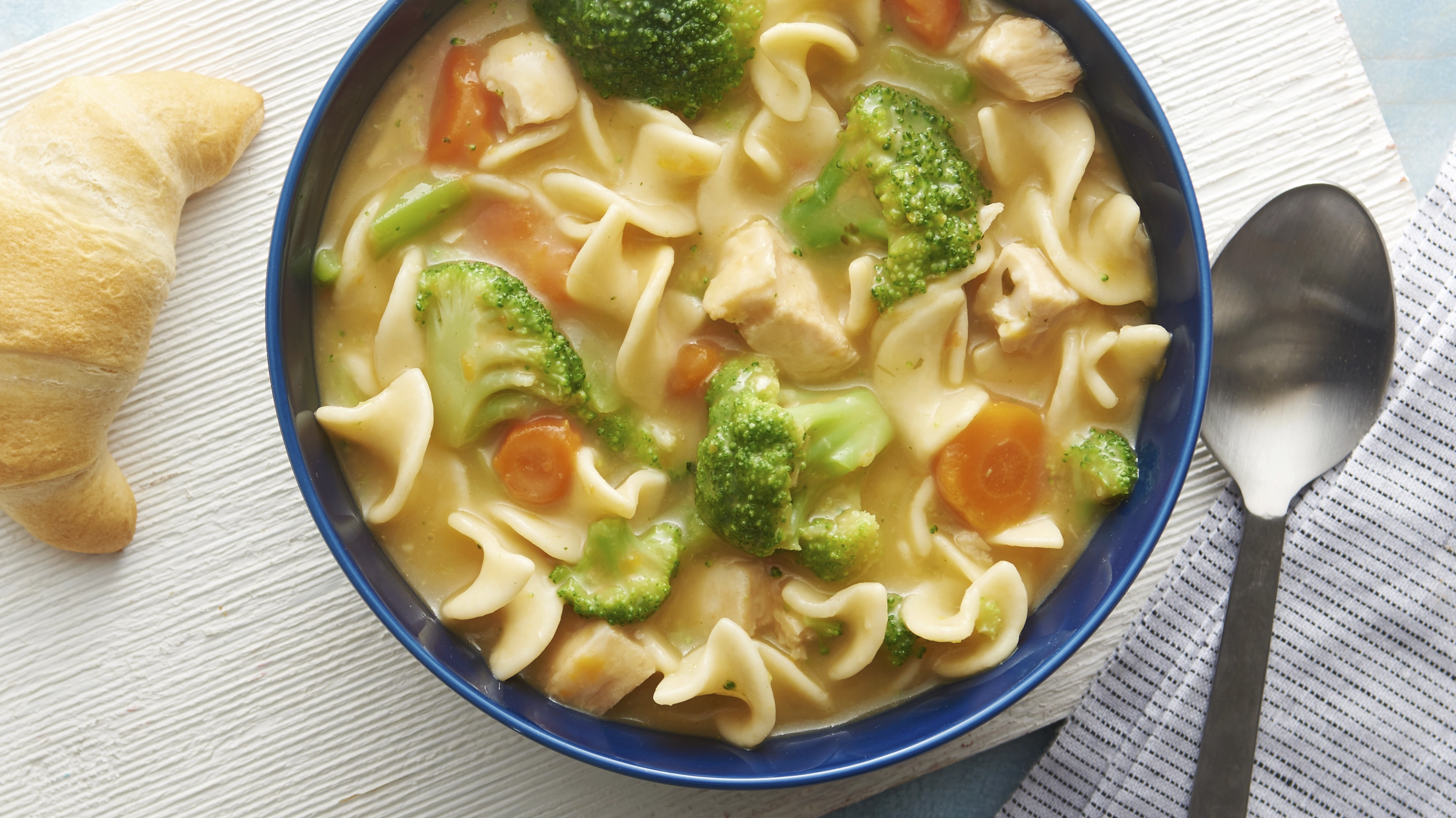 Broccoli Chicken Noodle Soup