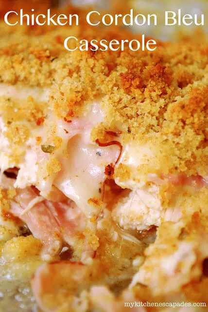 Chicken Cordon Bleu Casserole