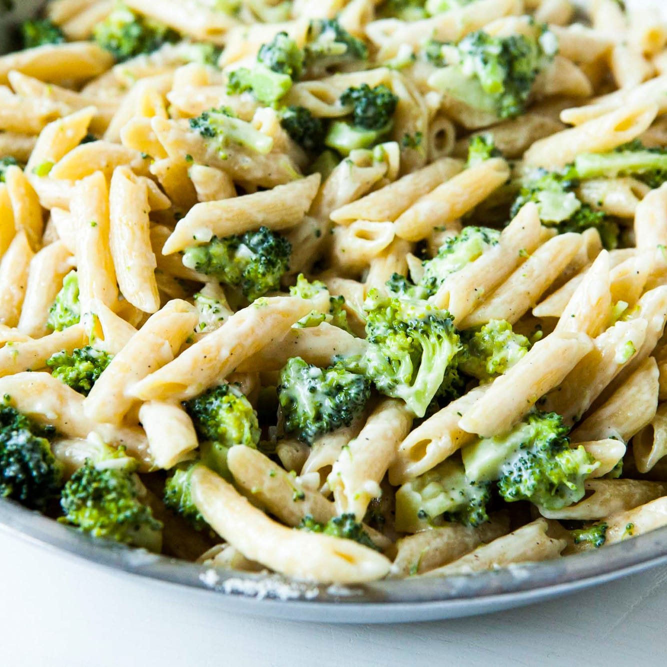 Alfredo with Roasted Broccoli