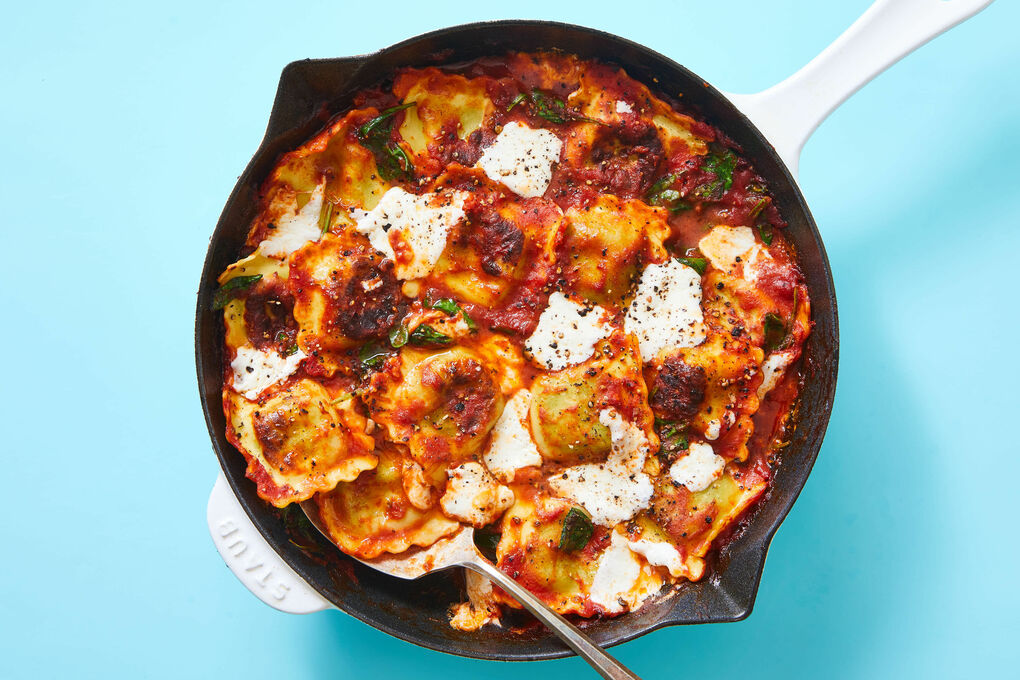 Spinach Ricotta Ravioli Pasta