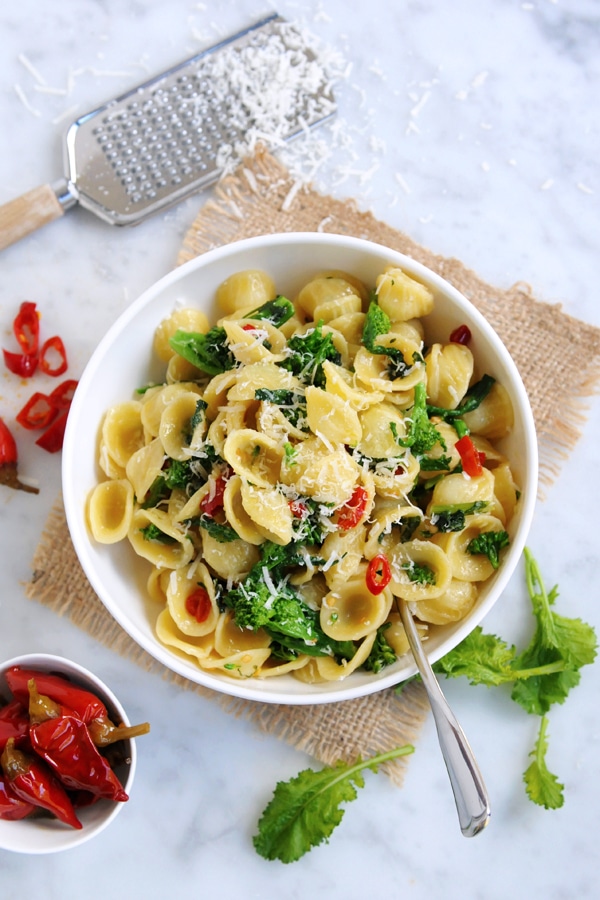 Orecchiette with Calabrian Chili Peppers