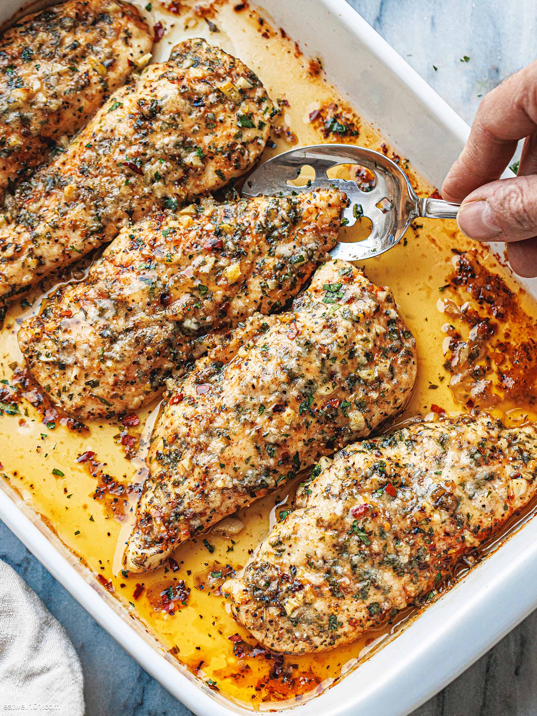 Garlic Parmesan Chicken Bake
