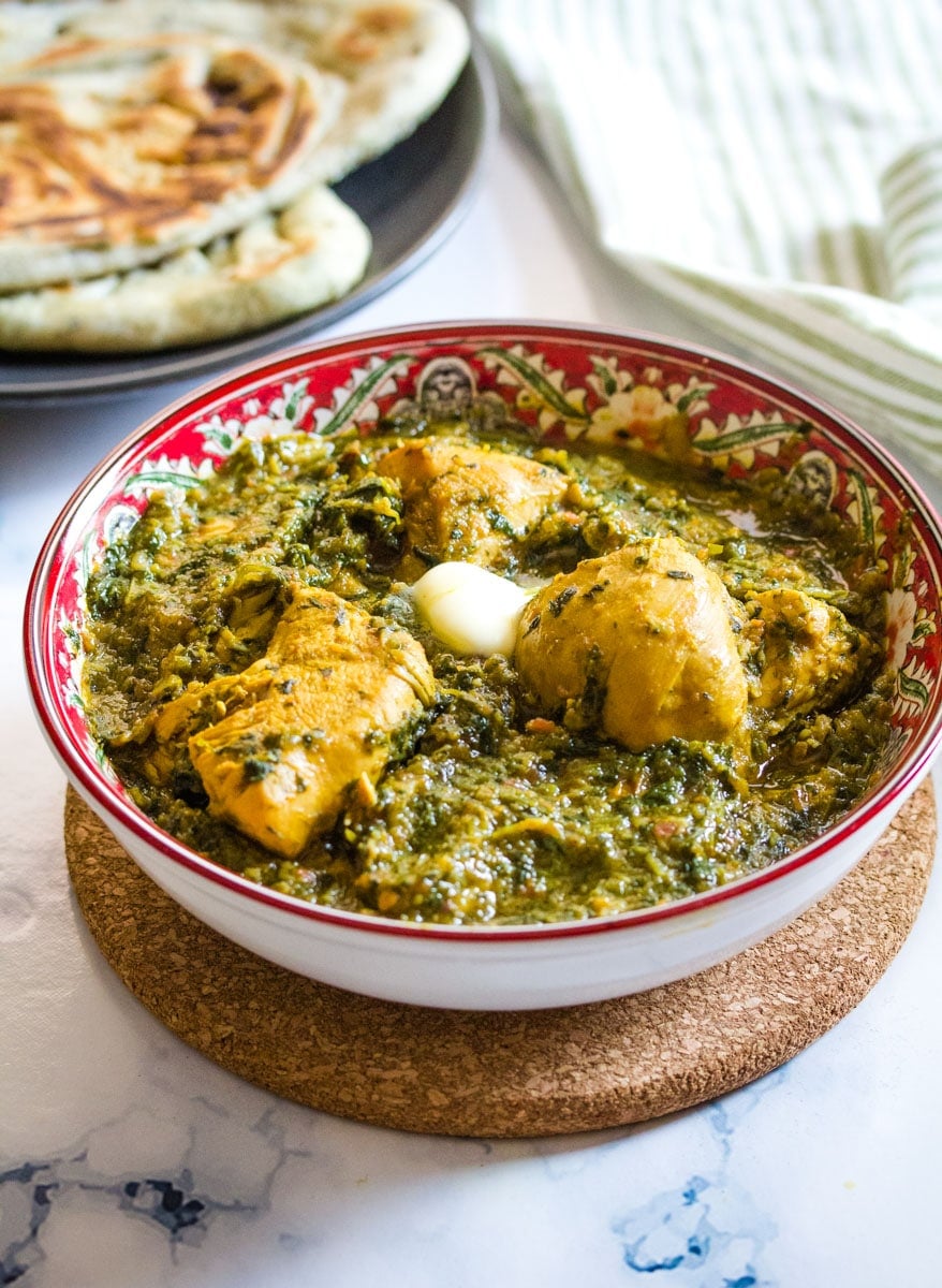 Indian Butter Chicken with Spinach