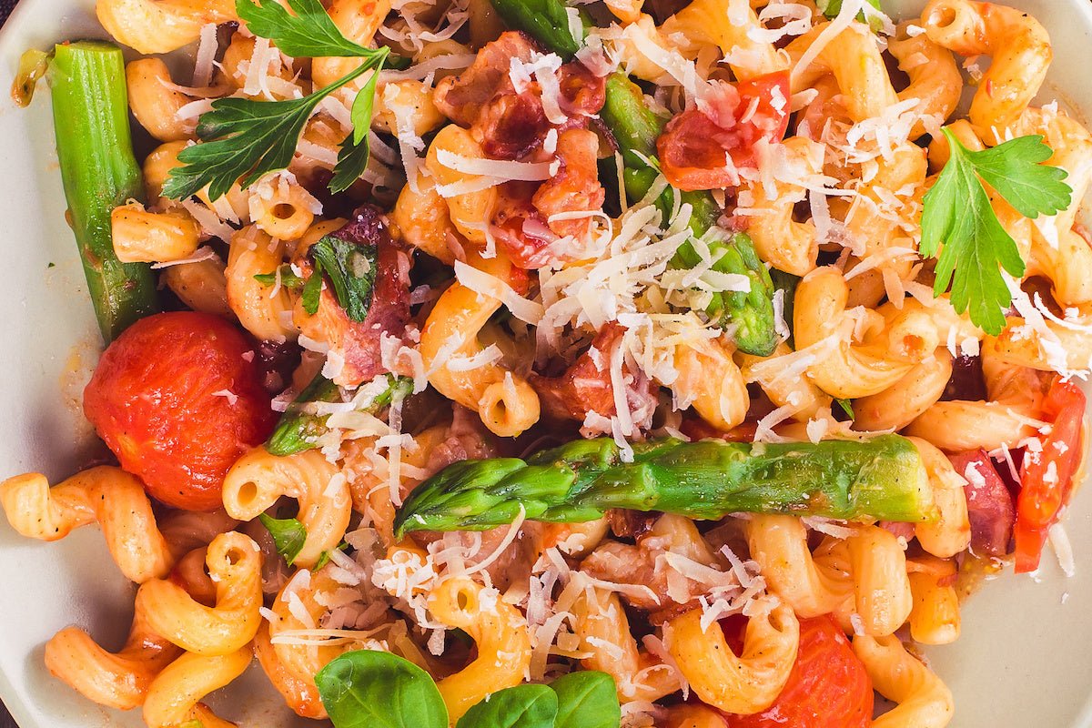 Cavatappi with Roasted Vegetables