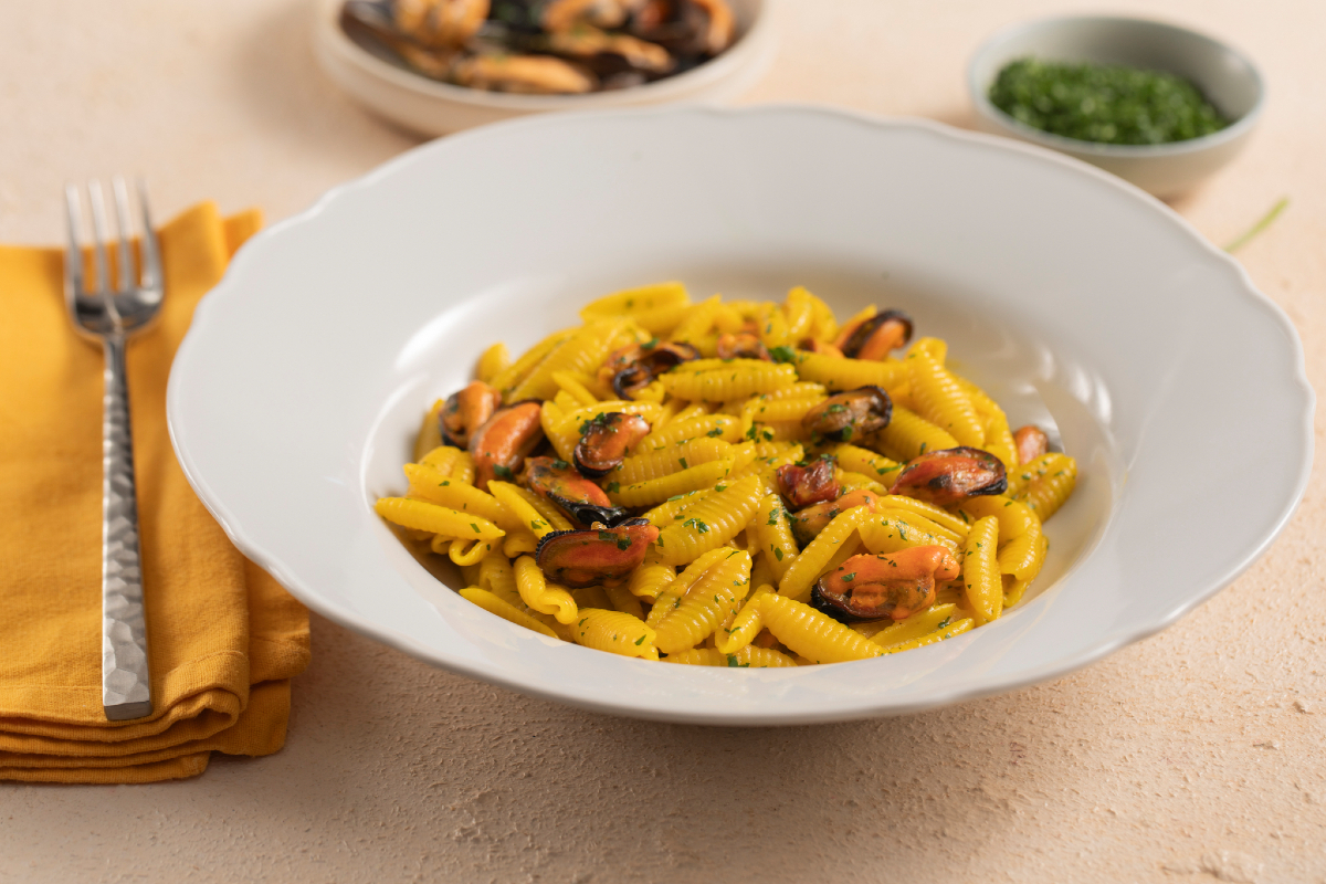 Saffron Cream Mussel