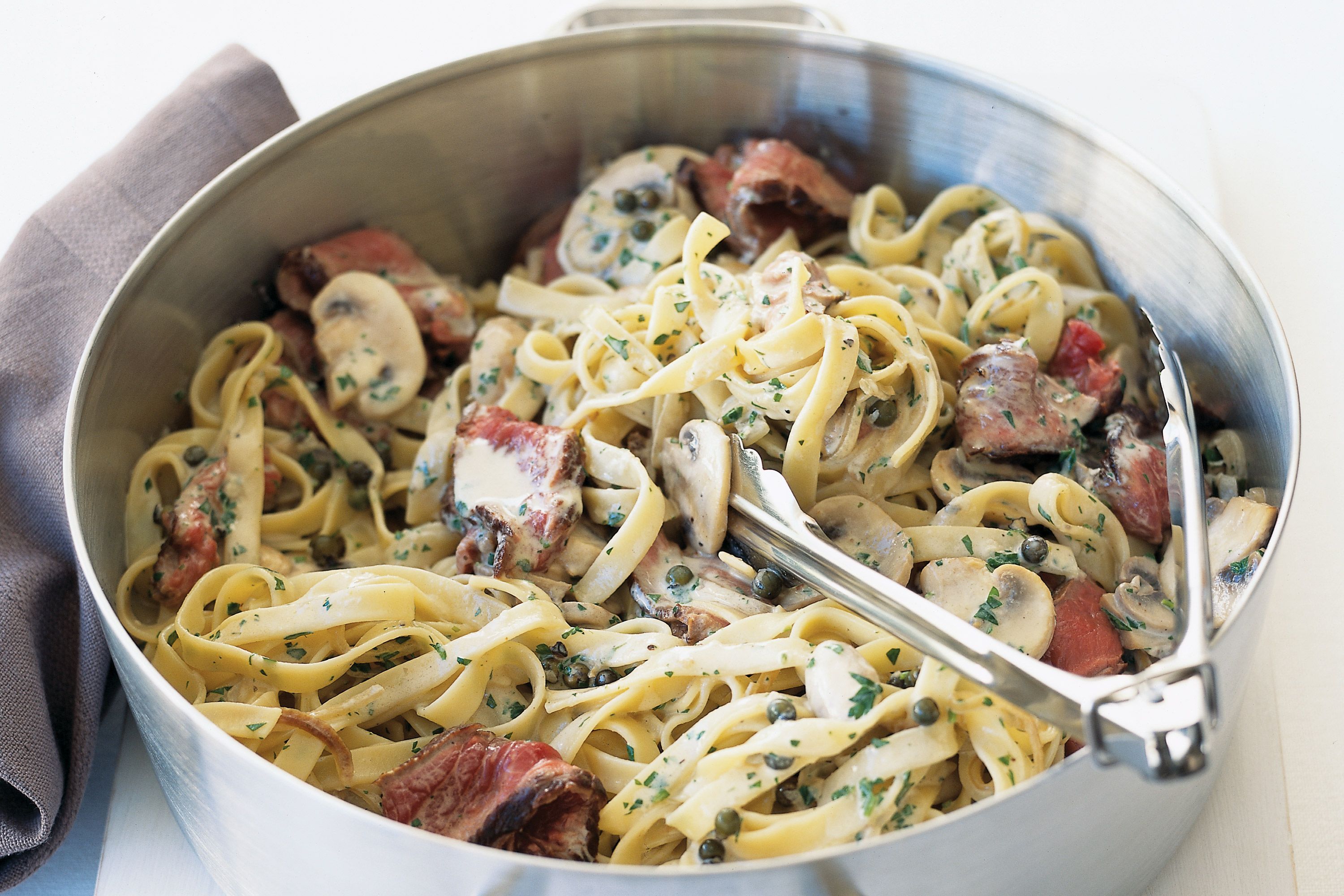Peppercorn Crusted Steak Tagliatelle