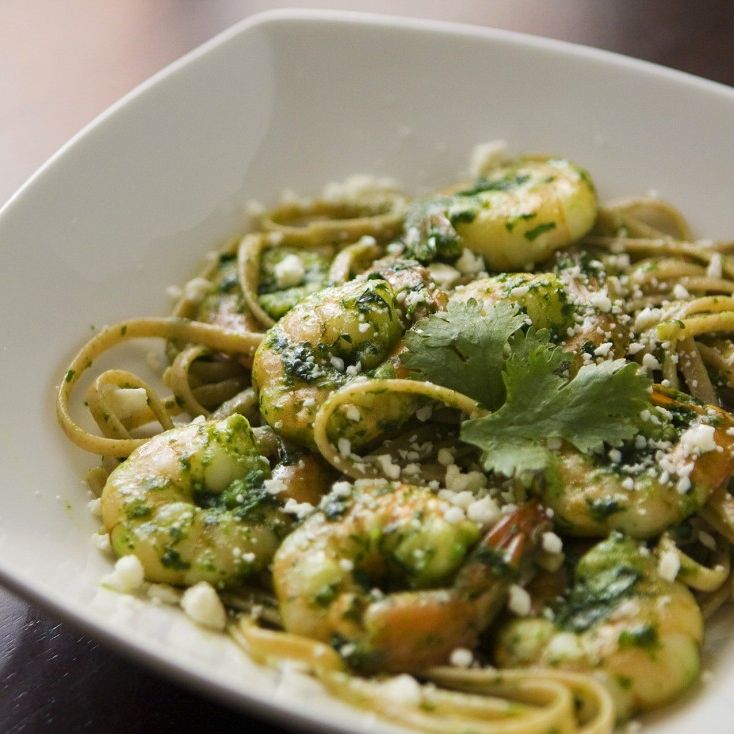 Cilantro Lime Pesto Pasta